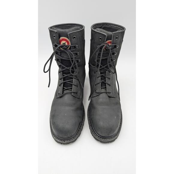 Red Wing Irish Setter Steel Toe Work Boots Mens 12 D 8” Black EH Waterproof main image 8